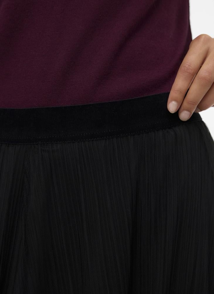 فيرو مودا تنورة ماكسي بتفاصيل شبكية من فيم بيرل - Image 3