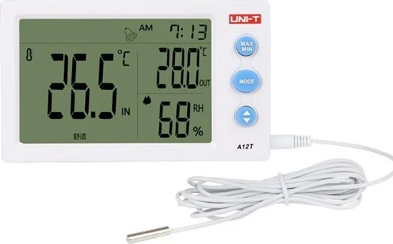 United4 Unit A12T Digital Thermometer Air Temperature Humidity Meter Measuring Instrument