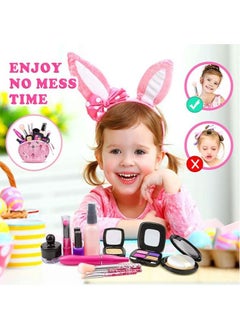 16-Piece Pretend Makeup Kit for Girls Beauty Basic Learning, Kids Fake Makeup Set with Cosmetic Bag for Dress Up and Pretend Play - pzsku/ZB1D57480E3F20C4D515FZ/45/_/1719412603/19053ed9-056a-4bbf-bace-d5e99496d7f4