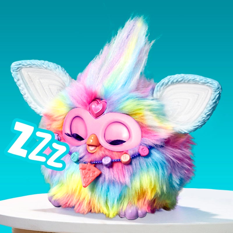Furby Tie Dye, 15 Fashion Accessories, Interactive Plush Toys for 6 Year Old Girls & Boys & Up, Voice Activated Animatronic - Image 5