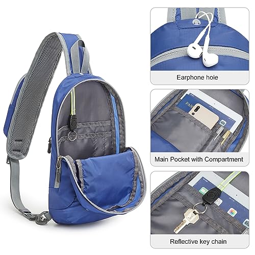 G4Free Sling Bag RFID Blocking Lightweight Crossbody Backpack Chest Shoulder Bag for Travel Sports Running - Image 3