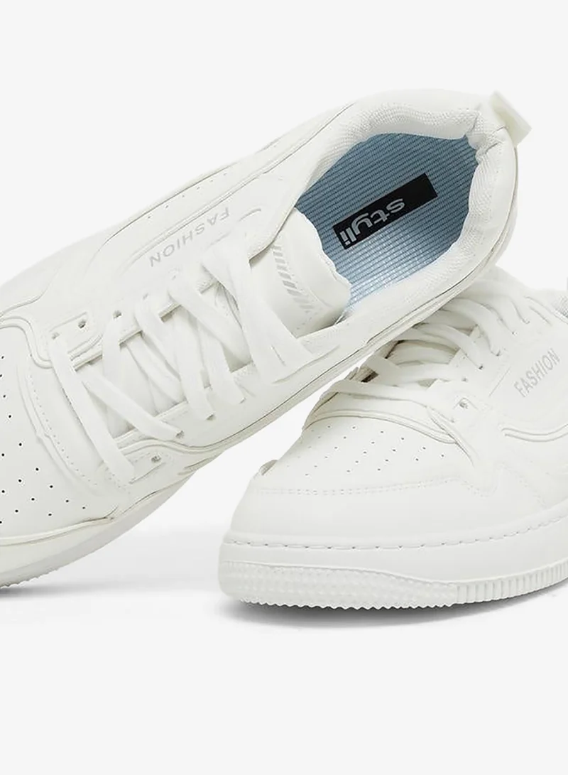 Styli Active Low Top Platform Sole Lace Up Sneakers