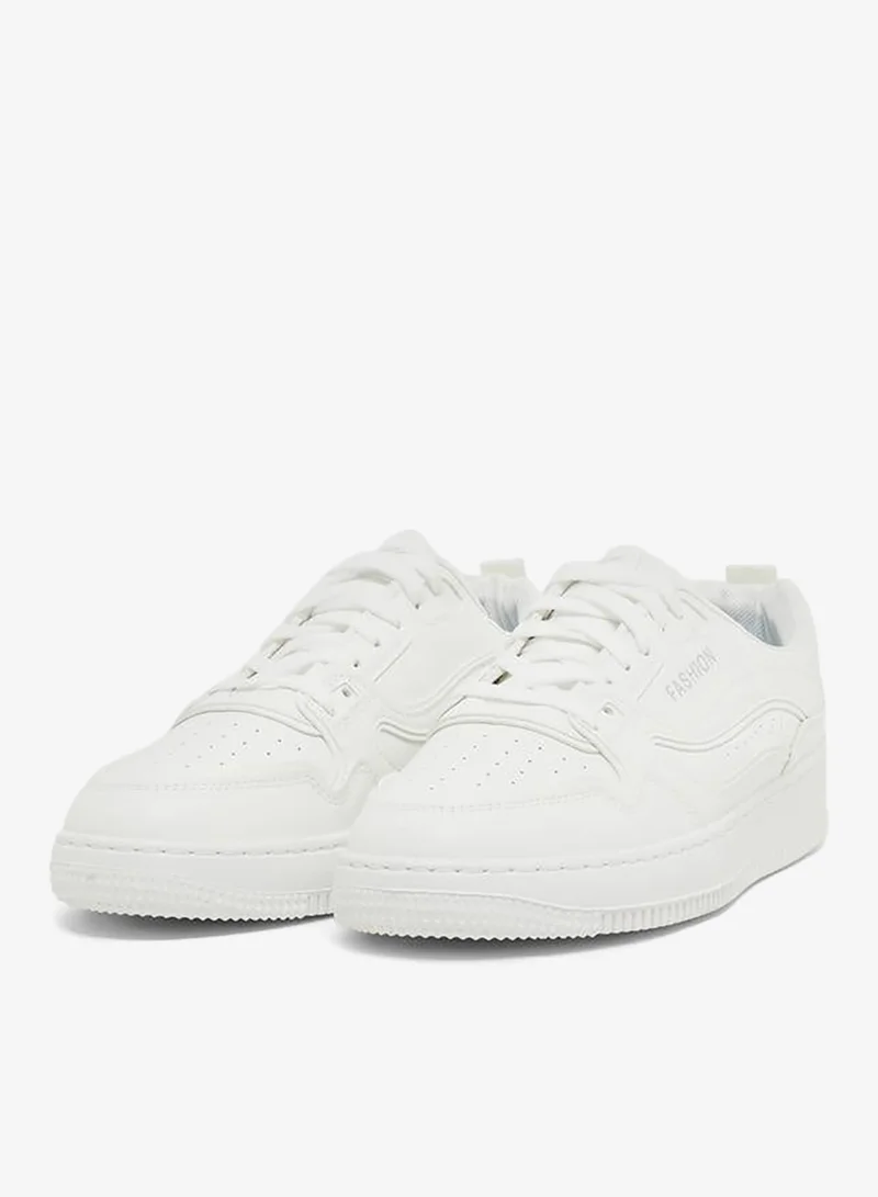 Styli Active Low Top Platform Sole Lace Up Sneakers