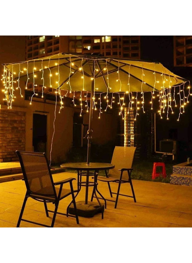 Technosmart 3x1 Meter Curtain with LED Animation, 12 Fringes, Cable Plug, Addable 8 Functions  - Image 2