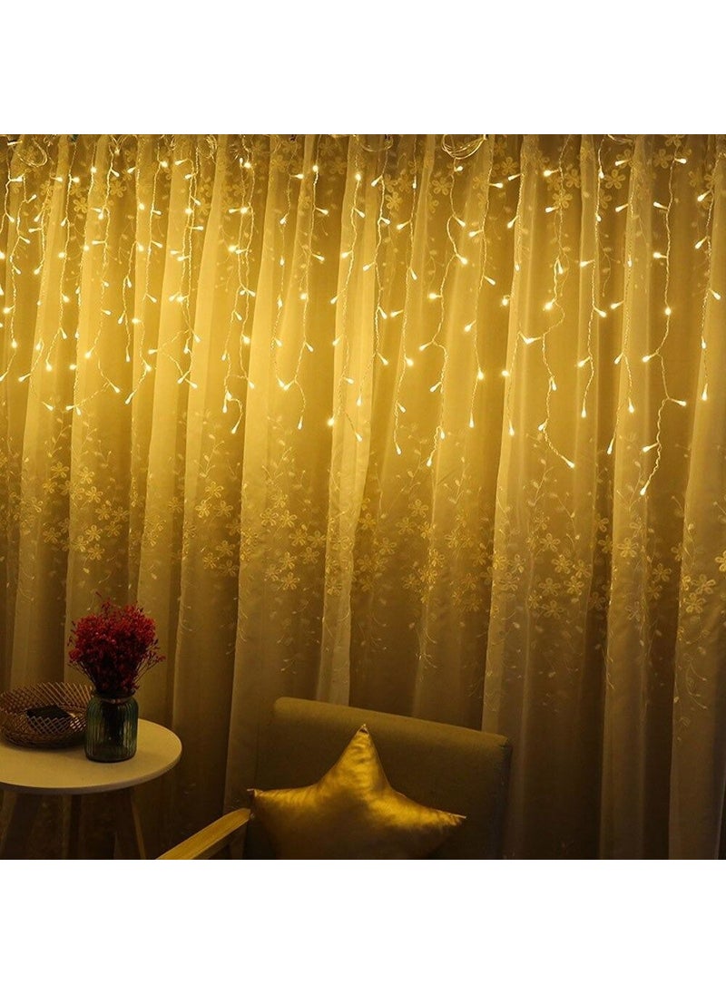 Technosmart 3x1 Meter Curtain with LED Animation, 12 Fringes, Cable Plug, Addable 8 Functions  - Image 4