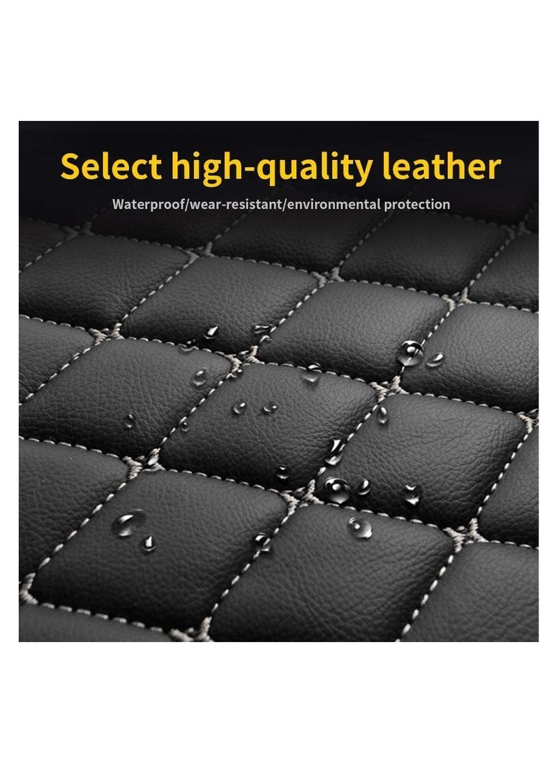 WINCA Car Floor Mats Compatible With Toyota Fortuner 2015-2016 PVC Leather Non-slip Weather Color Available (Beige) - Image 4