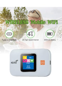 نكومي مودم لاسلكي محمول، مودم 4G/5G LTE، موسع نطاق جهاز توجيه Wi-Fi لاسلكي، 300 ميجابت في الثانية 3000 مللي أمبير في الساعة جهاز توجيه WiFi محمول مع فتحة بطاقة SIM  - Image 3