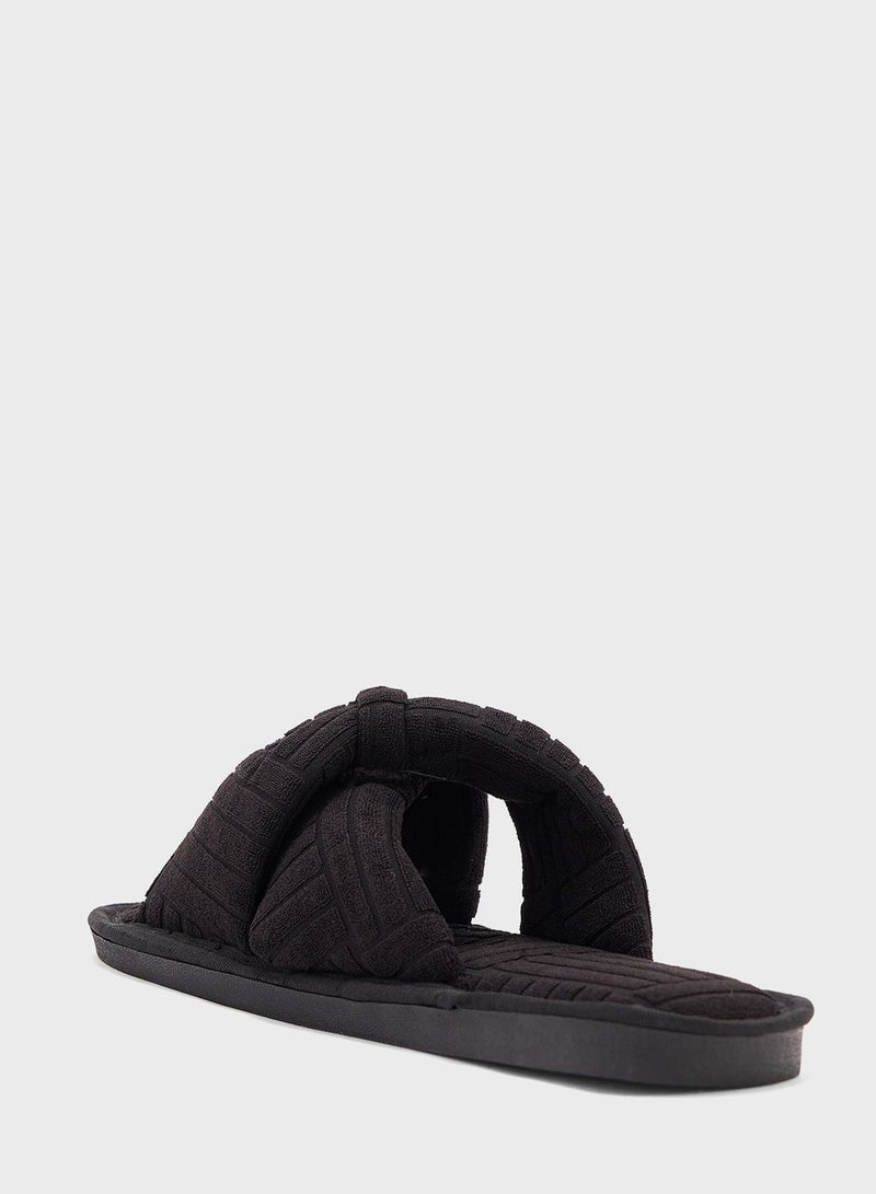 Ginger Bow Detail Bedroom  Slippers  - Image 3