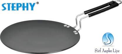 Stephy Hard Anodised Induction Tawa (25 cm) - 2no. - Image 3