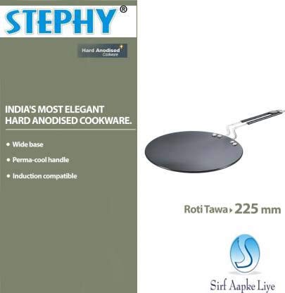 Stephy Hard Anodised Induction Tawa (25 cm) - 2no. - Image 4