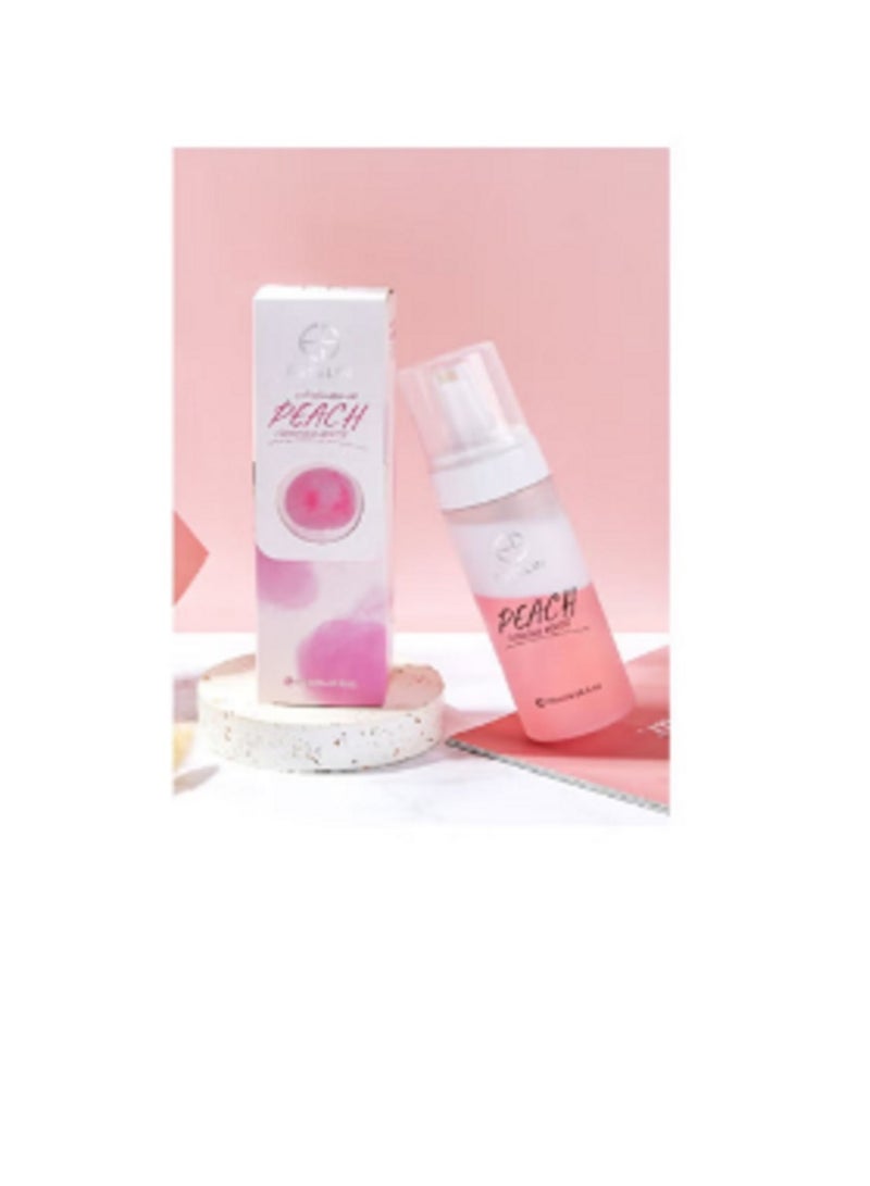 ESTELIN Peach Cleansing Mousse Pink 135ml