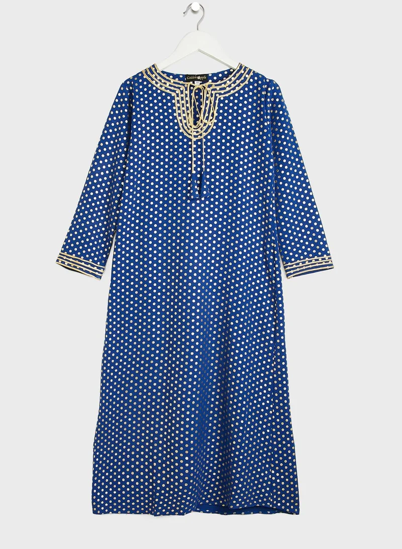 Little Golden Apple Kids  Polka Dot Jalabiya