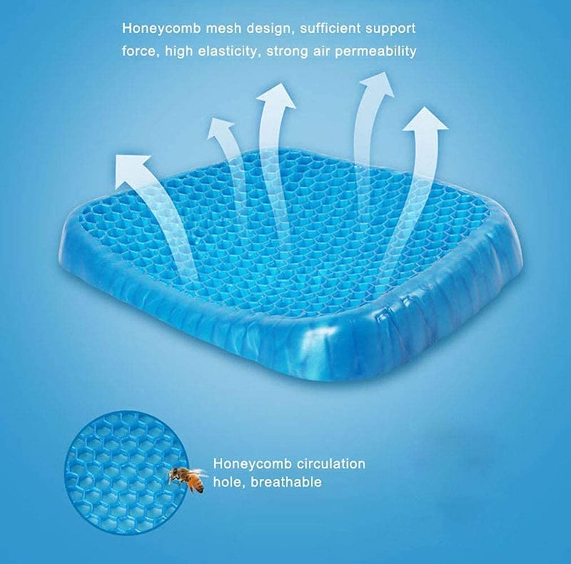 DEV STORE EggSitter Seat Cushion with NonSlip Cover Breathable Honeycomb Design Absorbs Pressure Points - Image 5