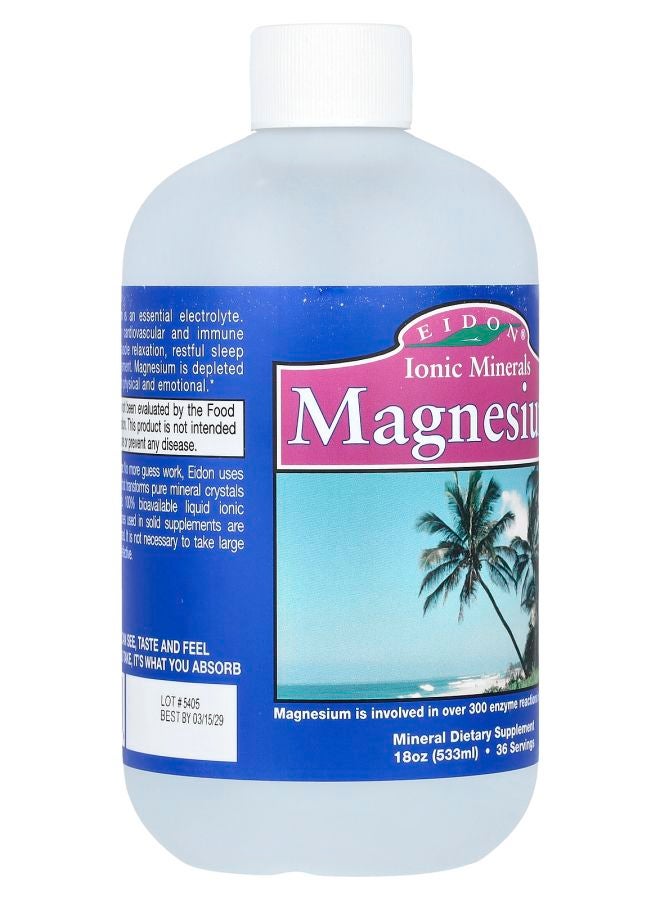 Eidon Ionic Minerals Magnesium 18 oz (533 ml) (8 mg per Serving) - Image 2