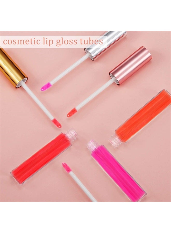 Blulu 30 Piece Lip Gloss Tube 10 ml Empty Refillable Lip Balm Bottle Clear Plastic Lip Gloss Container Reusable Lipstick Bottle with Rubber Insert for Lipstick (Assorted Colors) - Image 5