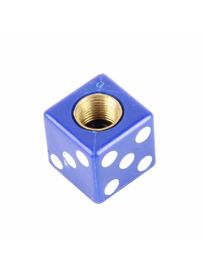 4-Piece Dice Shape Tire Valve Stem Cap - Image 3