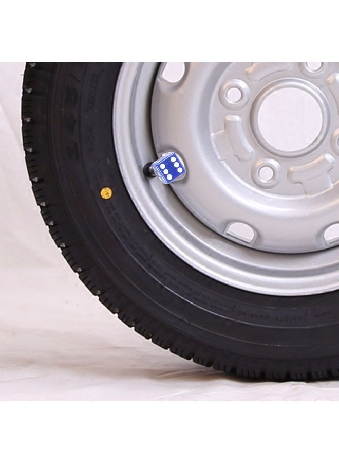 4-Piece Dice Shape Tire Valve Stem Cap - Image 5
