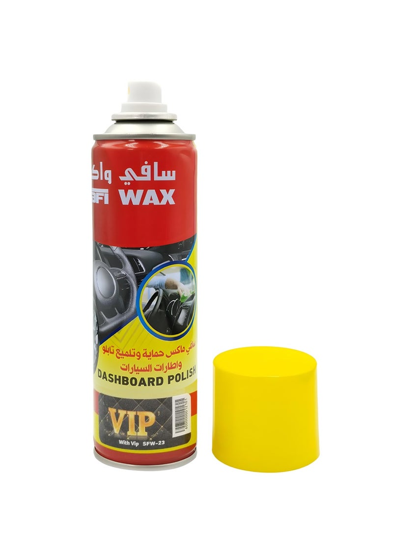 Safi WAX Safi Wax VIP Dashboard Polish SFW-23, 250ml - Premium Shine, Deep Cleaning, UV Protection, Quick Dry, Multi-Surface Use - Dash, Leather, Tires.  - Image 3
