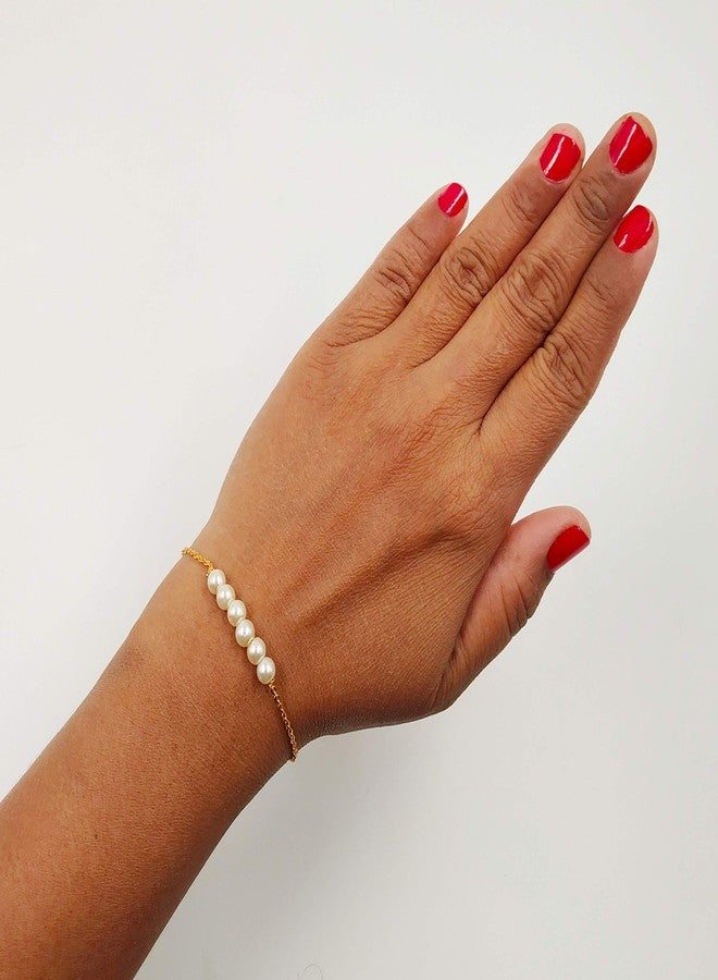 JHB Brass Bracelet for Women (Golden) - Image 5