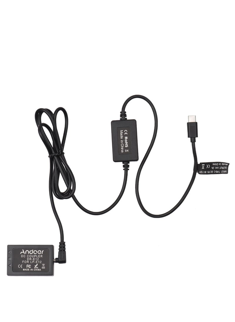 ANDOER - Andoer PD USB Type-C Dummy Battery DC Coupler - Image 1