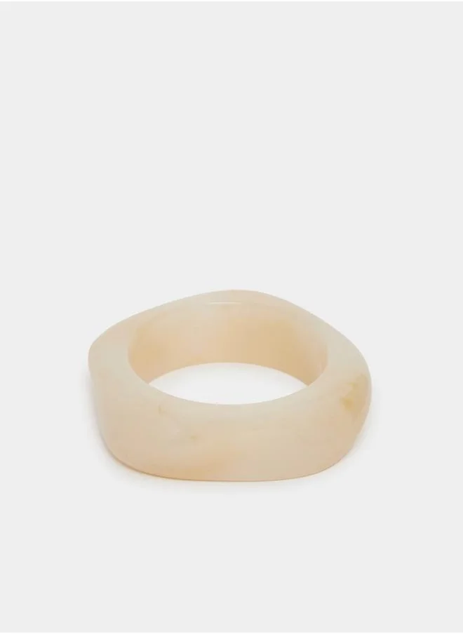Styli Tortoiseshell Design Chunky Bangle