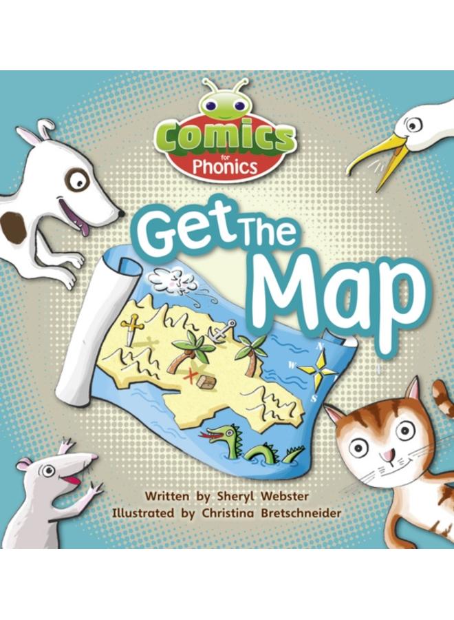 Bug Club Comics for Phonics Reception Phase 2 Set 05 Get the Map! 