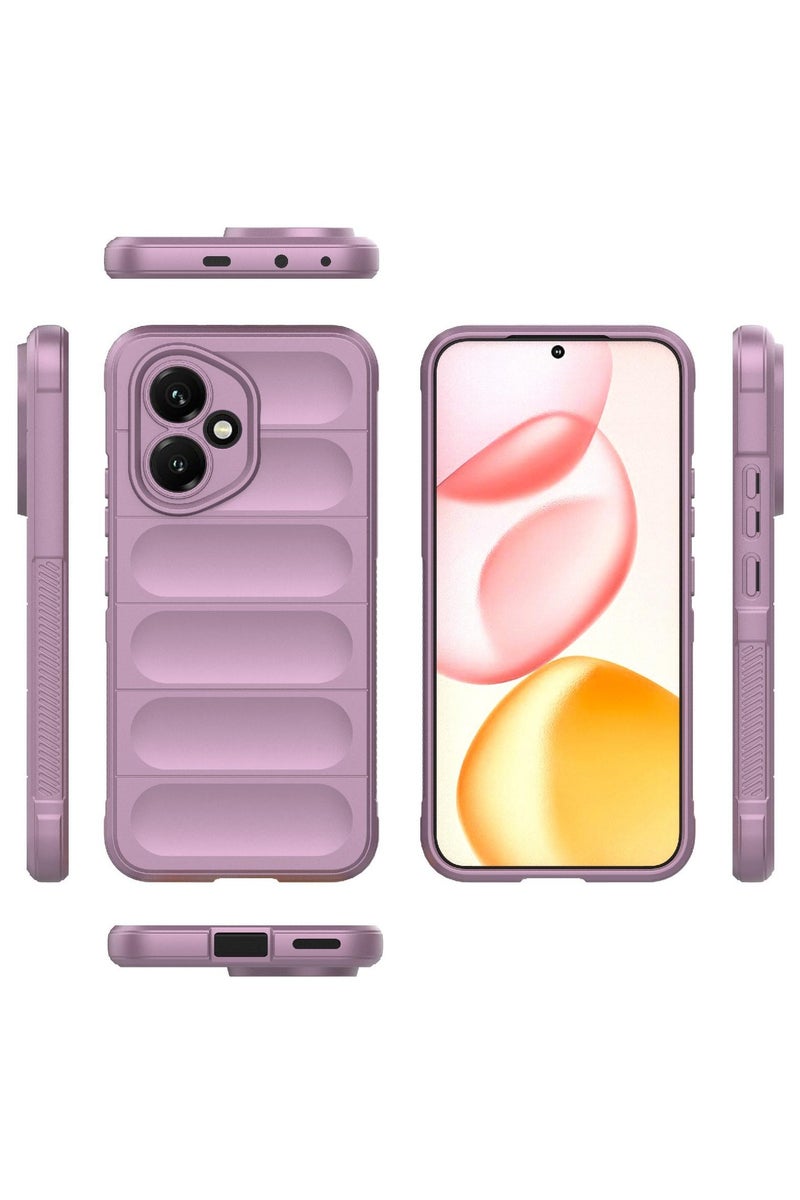 جراب موبايل ماجيك شيلد  سيليكون مضاد للصدمات وحمايه للكاميرا متوافق  Honor 400 (ارجواني) - Image 2