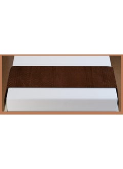 Femfairy Femfairy Bed Runner Pack of 3 Including 1 Bed Runner with 2 Cushion Covers Velvet Checkered Pattern Bed Runner 18 x 72 Inches Brown  - Image 2