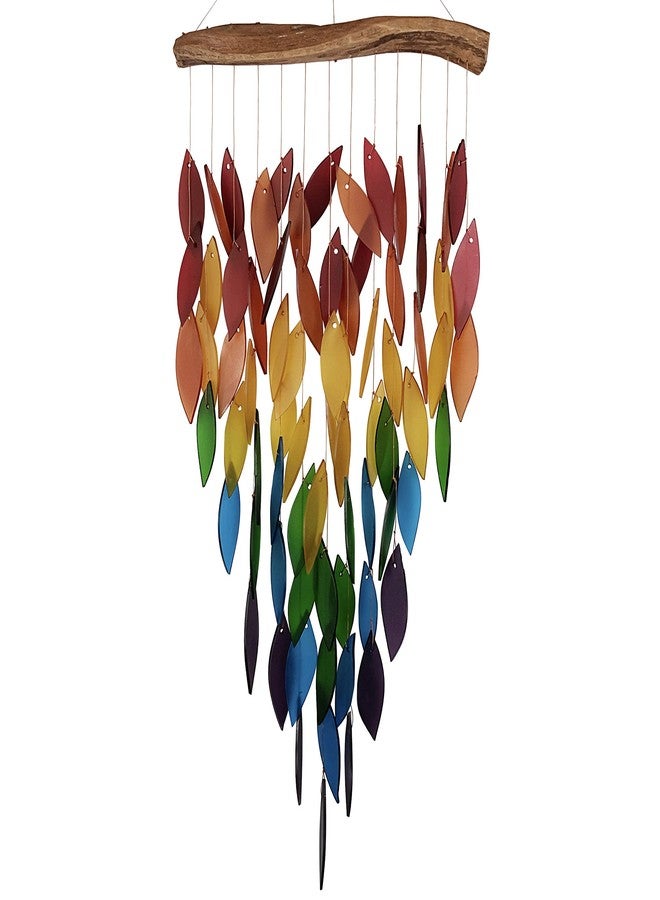 Gift Essentials Waterfall Chime Blue Handworks Rainbow Deluxe - Image 1