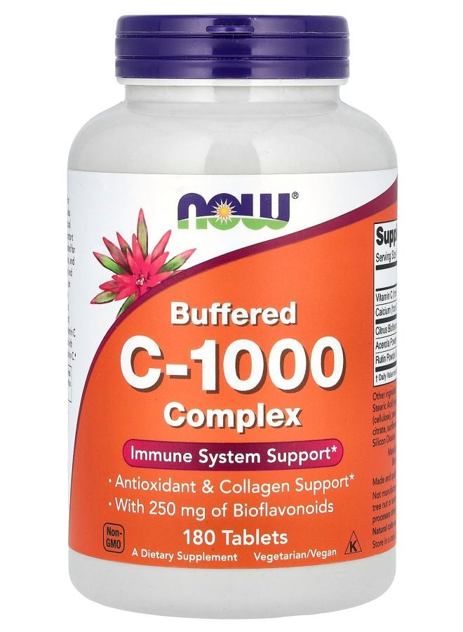 now Buffered C-1000 Complex 180 Tablets