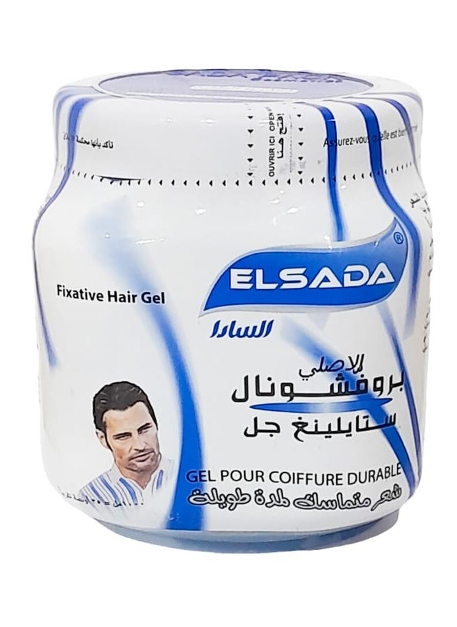 Elsada - Elsada Professional Styling Gel Long Lasting Hold Hair Styling Blue - 1000 ML - Image 1