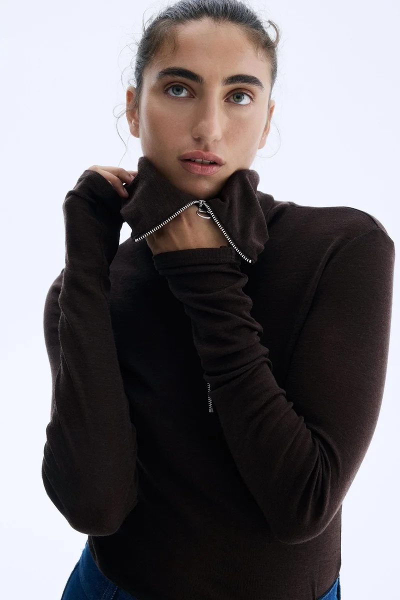 H&M Zip-top wool top