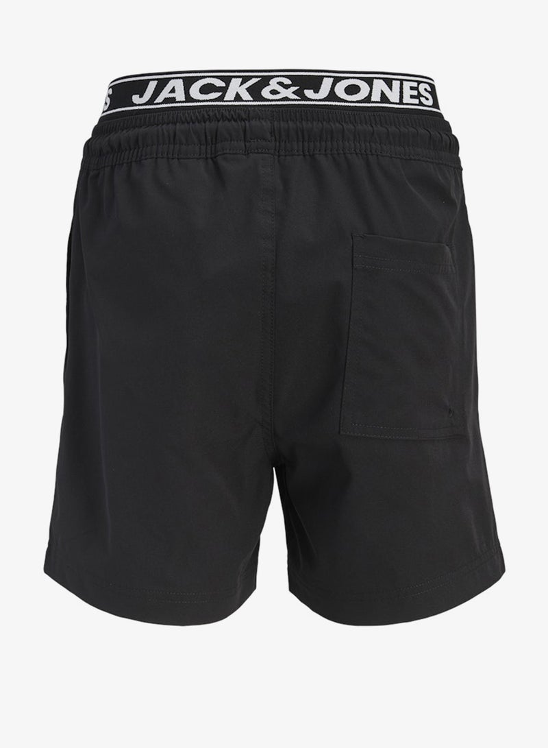 Jack & Jones Junior Youth Logo Drawstring Swim Shorts - Image 2