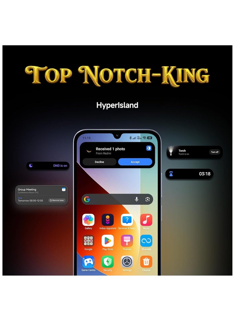 Xiaomi REDMI A7 Pro 5G (Sunset Orange, 4GB RAM,128GB Storage) | Segment's Fastest Processor | Segment's Largest Battery | Segment's Largest & Smoothest 6.9-inch 120Hz Display - Image 4