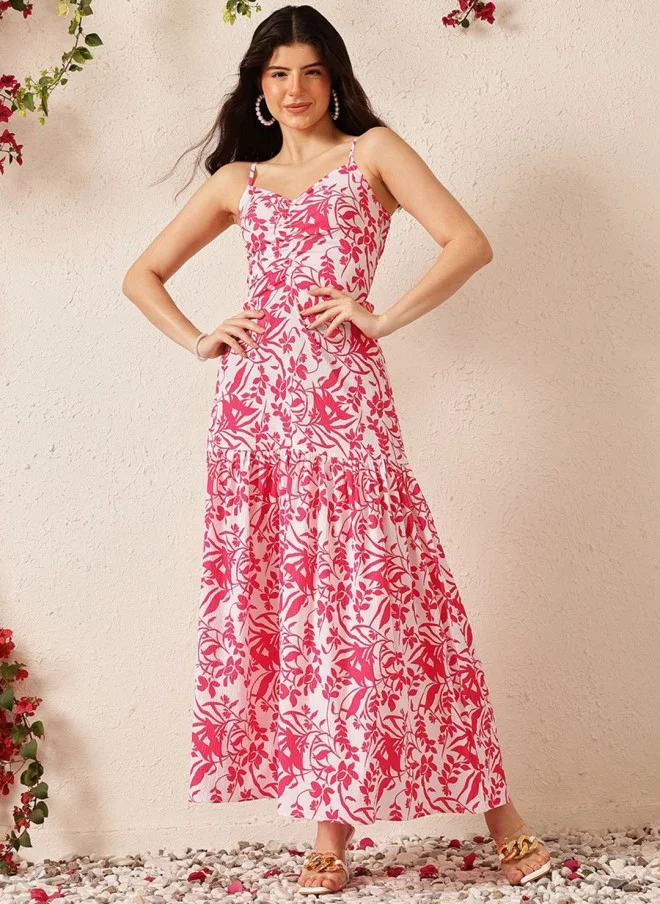 STREET 9 Floral Print Maxi Dress for Women
