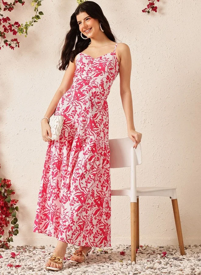 STREET 9 Floral Print Maxi Dress for Women