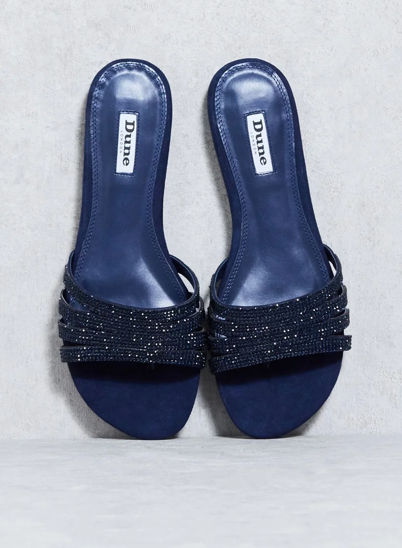 Dune LONDON One Strap Embellished Sandal