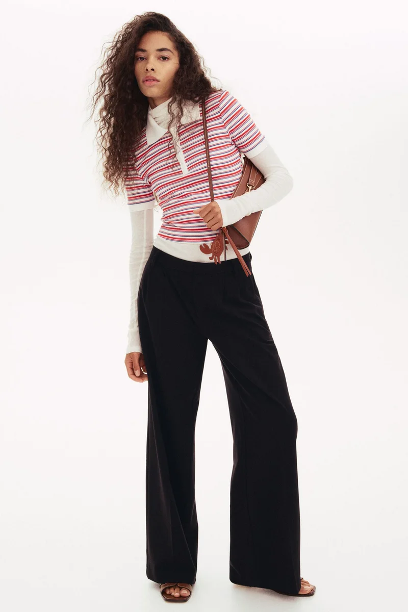 H&M Wide tailored trousers