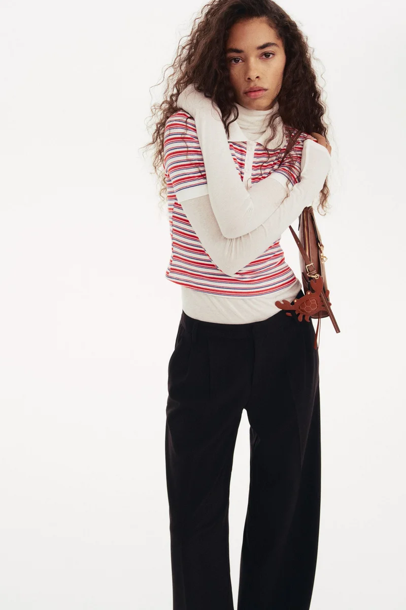 H&M Wide tailored trousers