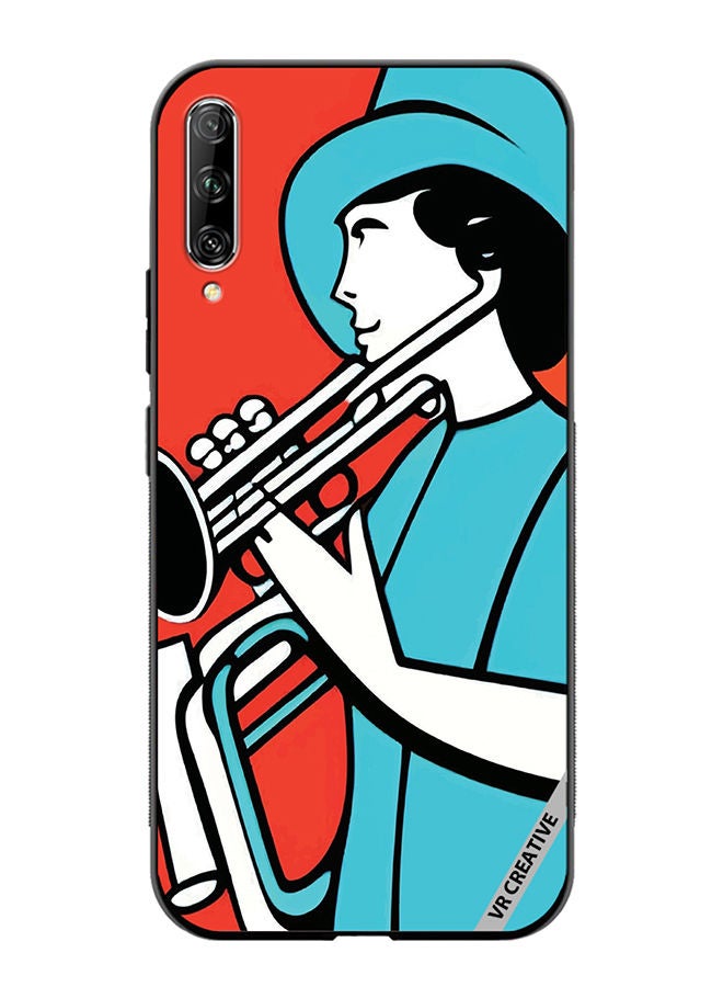 VR CREATIVE Protective Case Cover For Huawei Nova Y9S Jazz Trumpeter Recital Design Multicolour - Image 1