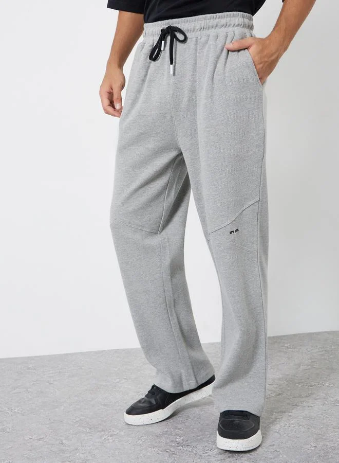 Men Grey Oversized Joggers