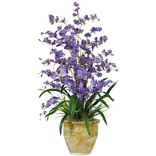Nearly Natural Triple Dancing Lady Silk Flower Arrangement - Image 1