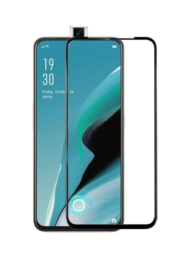BORTONY Tempered Glass Screen Protector For Oppo Reno2 6.5inch Black/Clear - Image 1