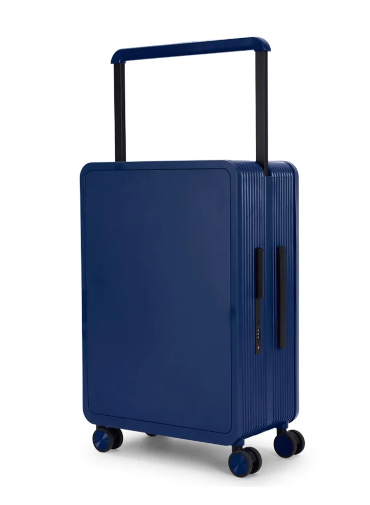 LIMRA Travel Bag From Limra Made Of PC Luggage Trolley Size 24 inch Color Blue