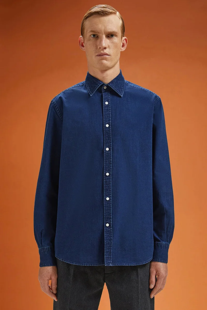 Men's casual shirt - Denim