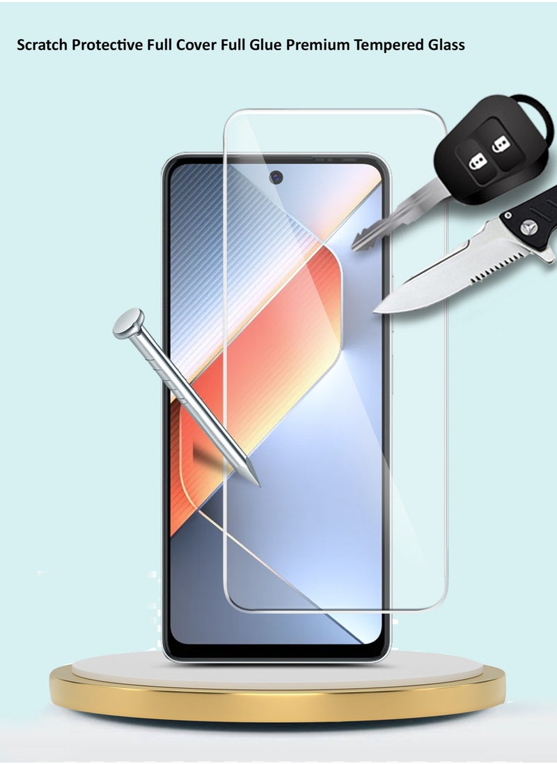 GMAX Premium Series Curved Edges 9H 2.5D Tempered Glass Screen Protector For Tecno Pova 6 Neo 4G 2024 Clear  - Image 2