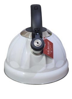 Happy Home 3L Stainless Steel Kettle with Whistle - White  - Image 2