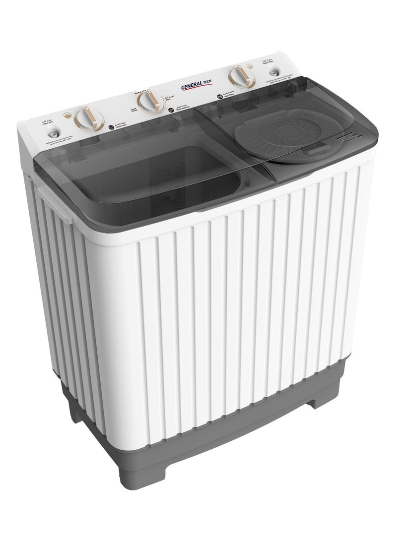General Tech 5 Kg Twin Top Loading Semi Auto Washing Machine, Noiseless, Easy to Move - Image 1
