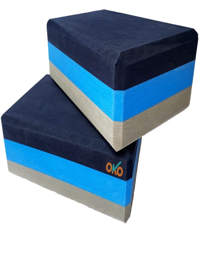 OKO Yoga Block | Yoga Brick High Density EVA Foam Non-Slip Workout Bricks to Improve Poses Balance Flexibility - Image 2