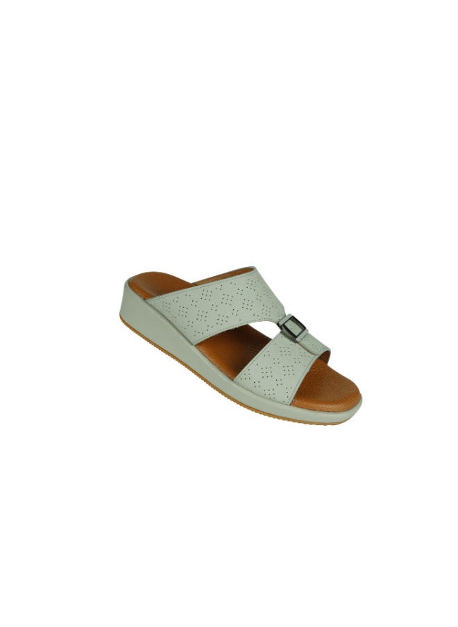 barjeel uno - Barjeel Uno Boys Sandals BMSA-119 Light Grey - Image 1